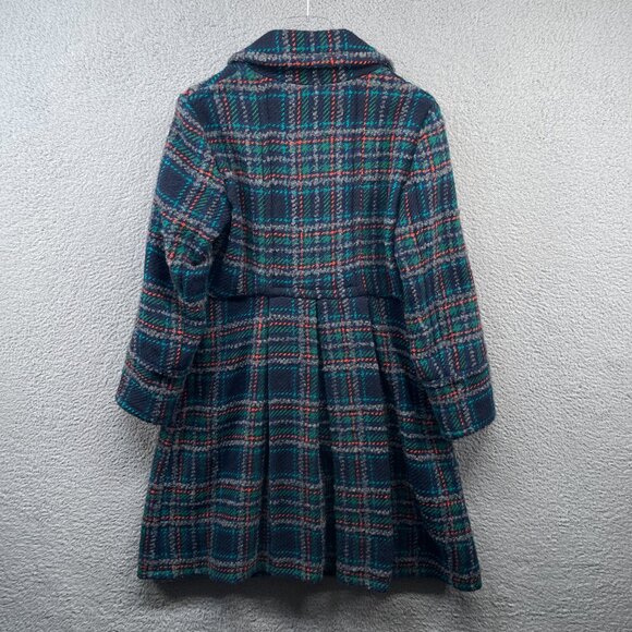 Marc by Marc Jacobs Plaid Checkered Wool Blend Coat Double Breasted Medium - Picture 13 of 13